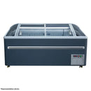99'' CHEF Combined Island Freezer End Unit With Sliding Glass Top CQS-25L