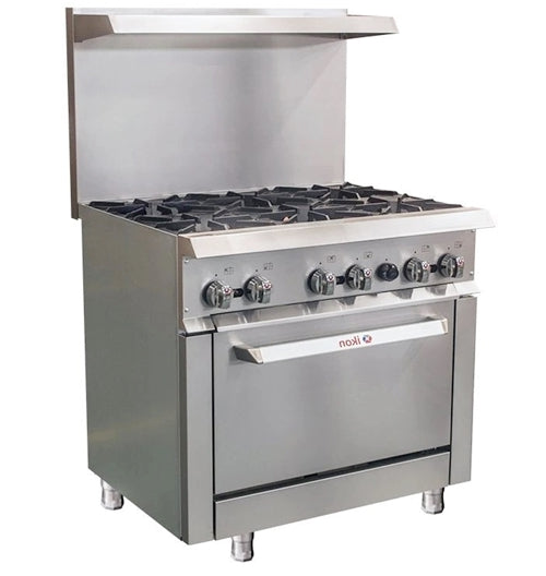 Ikon 36" Commercial Gas Range IR-6-36