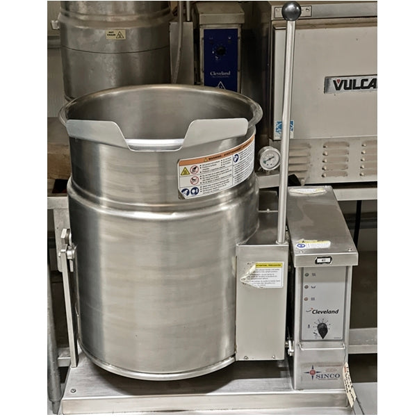 Cleveland Natural Gas  2/3 Steam Jacketed Tabletop Kettle Used FOR01914