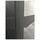 Black Double Side Gondola Supermarket Shelving HD-BA