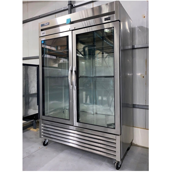 USED 55'' True Double Glass Door Reach in Cooler FOR01725-21