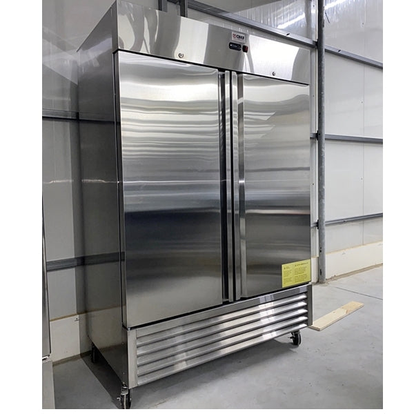 55'' CHEF Reach in Freezer Double Door 49 Cu.Ft - ST-49BF