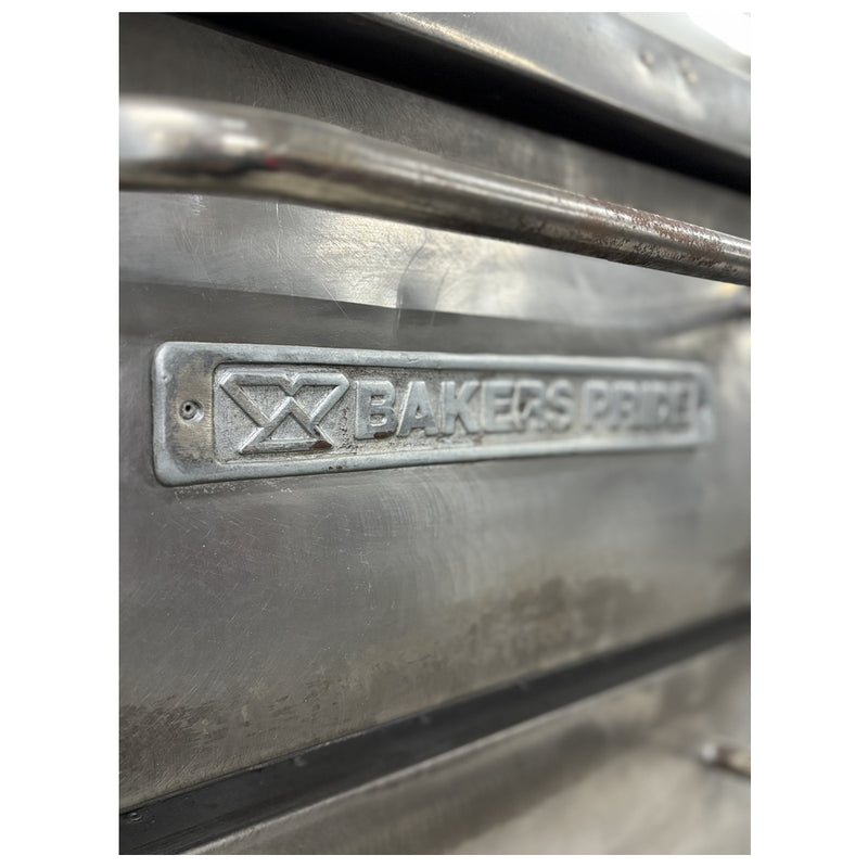 Bakers Pride Double Deck Gas Pizza Oven Used FOR02144