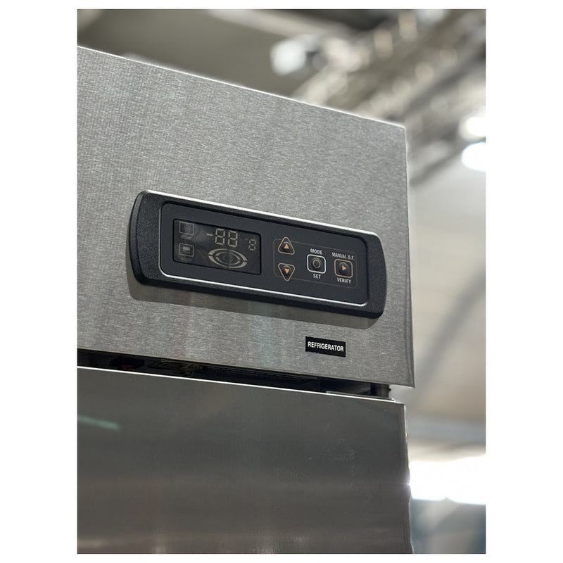 55'' CHEF Double Solid Door Stainless Steel Cooler 46.1 Cu.Ft., LRSR2-H