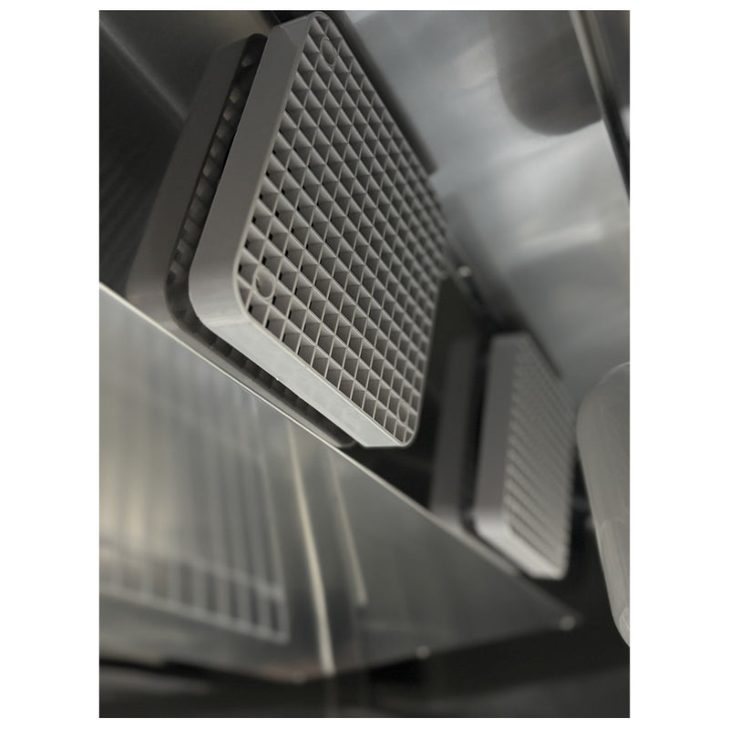 55'' CHEF Double Solid Door Stainless Steel Cooler 46.1 Cu.Ft., LRSR2-H