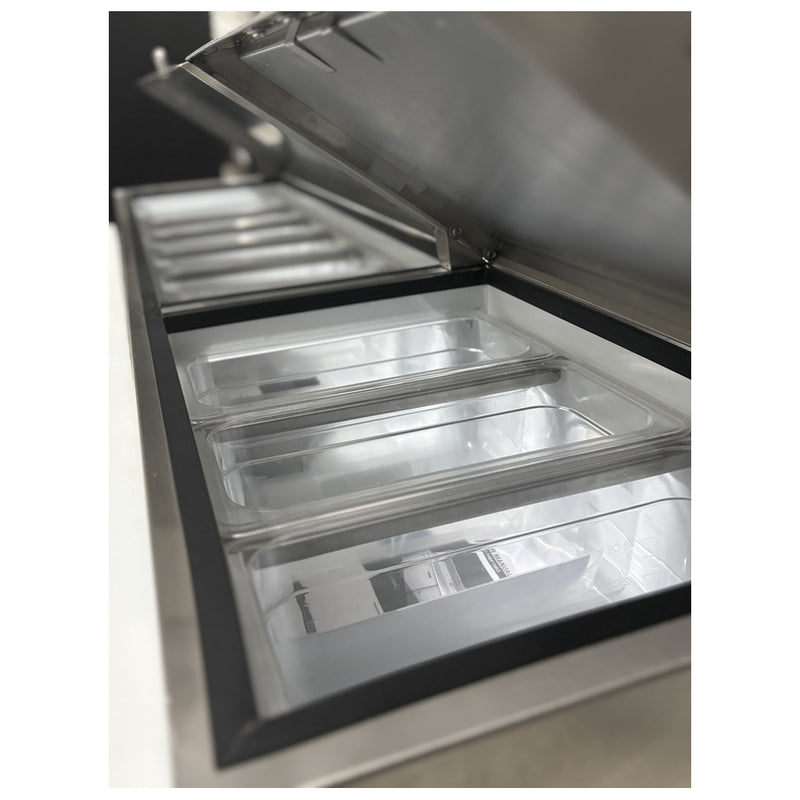 67'' Pro-Kold Single Door 2 Drawers Pizza Prep Table PPT-67-21