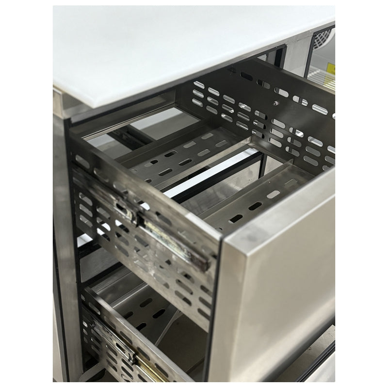 67'' Pro-Kold Single Door 2 Drawers Pizza Prep Table PPT-67-21