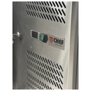 71'' CHEF Refrigerated Salad/Sandwich Prep Table with Rectangle Sneeze Guard GN-3100SALSQ