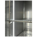 55'' Alaska-Line Stainless Steel Double Glass Door Cooler 50 Cu.Ft., HIT-409