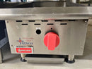 Omcan Countertop Stainless Steel Gas Griddles With Manual Control & 1 Burner Used FOR01826