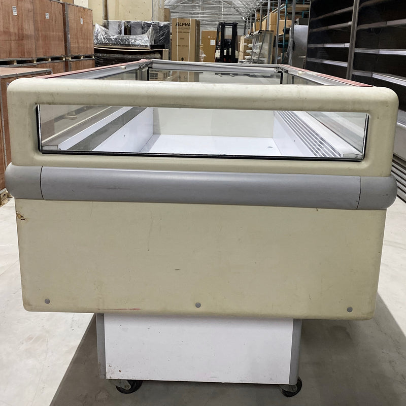 78.5'' Dual-Use Island Merchandiser Island Freezer Used FOR01839