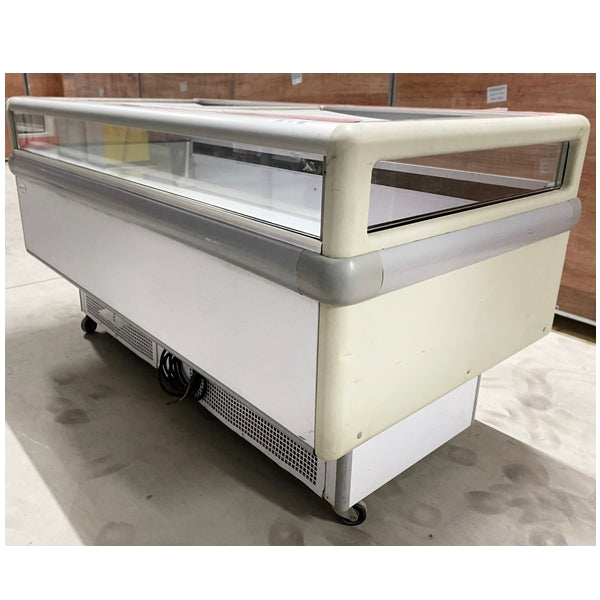 78.5'' Dual-Use Island Merchandiser Island Freezer Used FOR01839