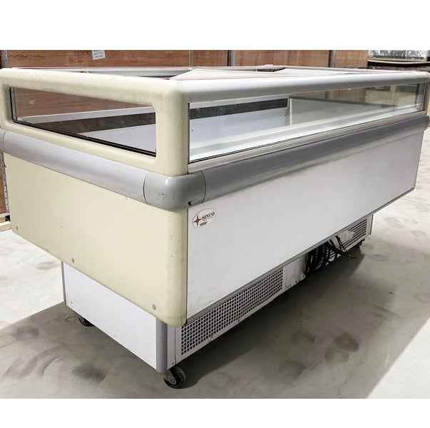 78.5'' Dual-Use Island Merchandiser Island Freezer Used FOR01839