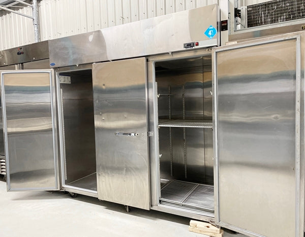USED Nor-Lake Three Solid Door Reach In Refrigerator FOR01824