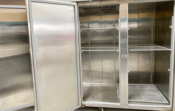 USED Nor-Lake Three Solid Door Reach In Refrigerator FOR01824