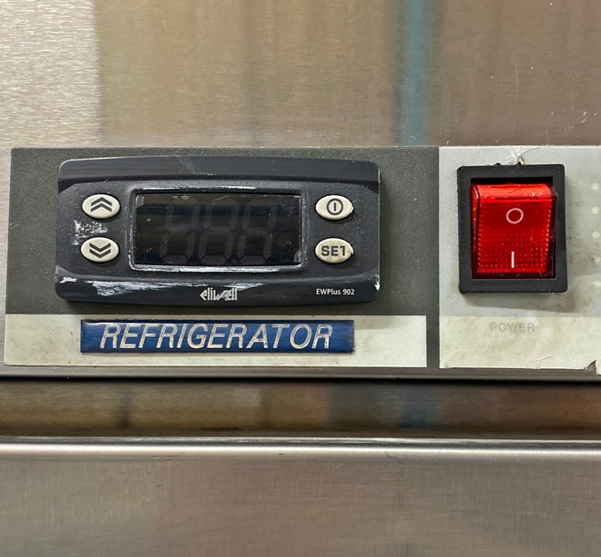 USED Nor-Lake Three Solid Door Reach In Refrigerator FOR01824