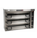 PizzaMaster 71.3" Electric Triple Deck Pizza Oven with Stand Used FOR02413
