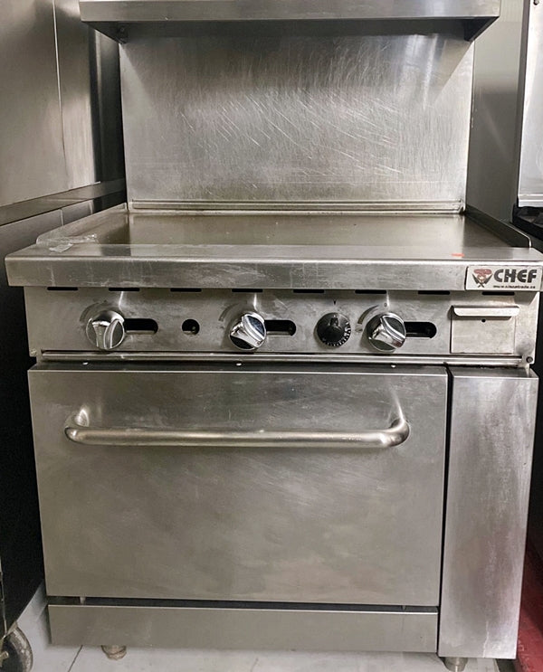 36'' Flat Griddle Range Used FOR00921