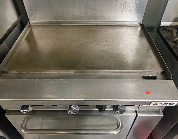 36'' Flat Griddle Range Used FOR00921