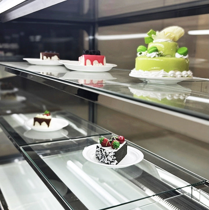 60" CHEF Floor Display Pastry Cooler 20.4 Cu.Ft Used FOR02333