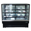 Alaska-Line 60'' Rectangle Glass Pastry Display Cooler - HIT-31