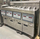 Henny Penny Fryer Natural Gas Built in Filtration 300,000BTU Used, FOR01715