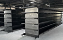 Black Double Sided 4 Shelve + 1 Base Gondola, Heavy Duty Supermarket Shelve HBR-3008B