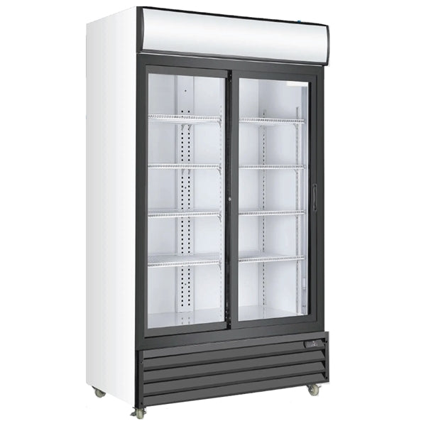 40" Alaska-Line Double Sliding Glass Door Cooler 28 Cu.Ft., LG-800DS