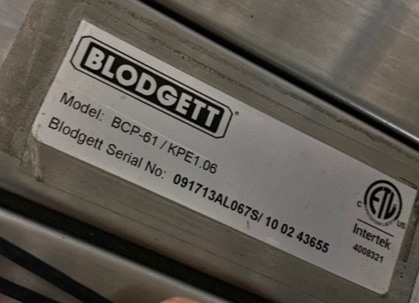 Blodgett Single Deck Combi Oven Used FOR01913