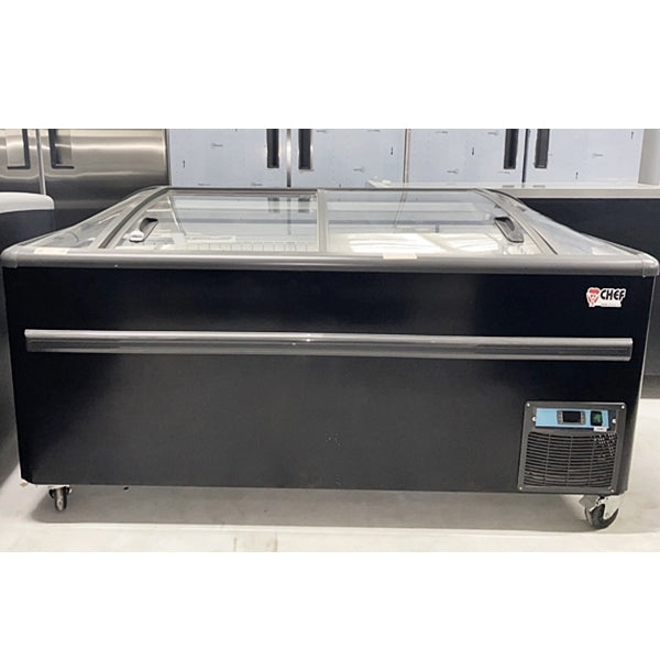 99'' CHEF Combined Island Freezer With Sliding Glass Top CQS-25L