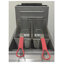 Ikon Natural Gas Floor Fryer 35-40 lb. Capacity, - 90,000 BTU Used FOR02299