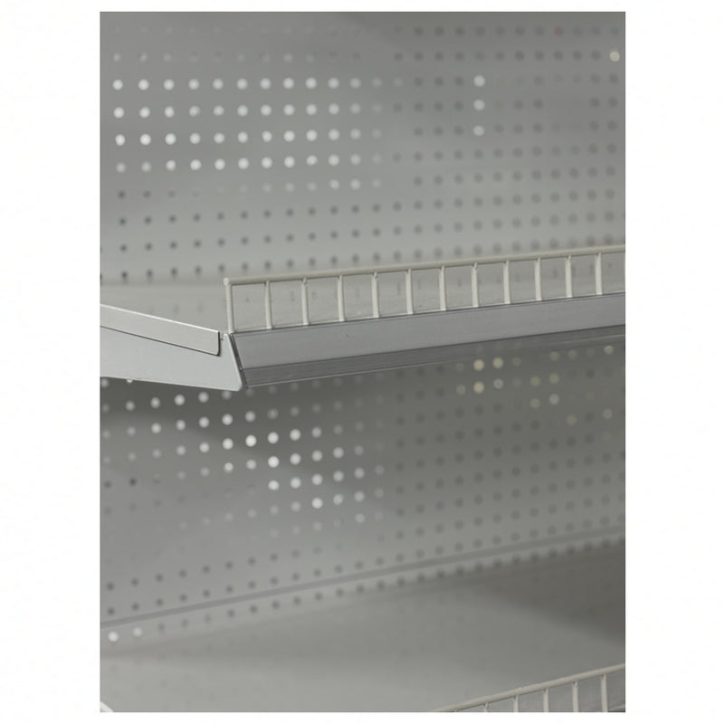White Double Sided Gondola Supermarket Shelving HD-WA