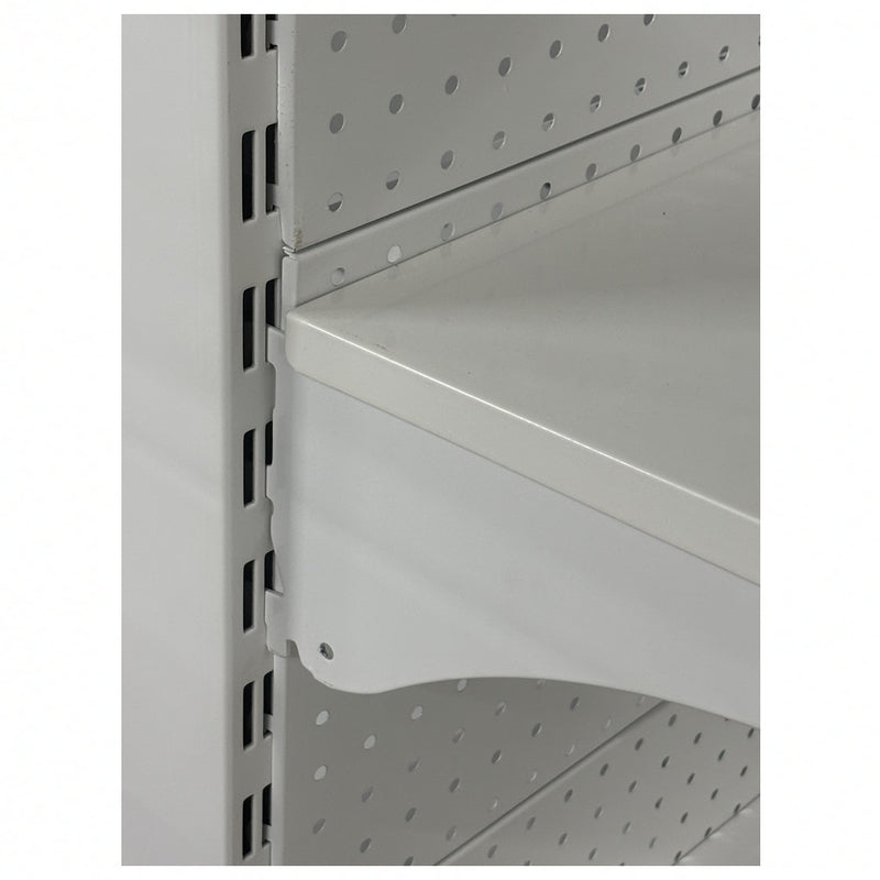 White Single Sided Gondola Supermarket Shelving HS-WA