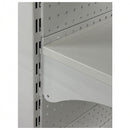White Double Sided Gondola Supermarket Shelving HD-WA