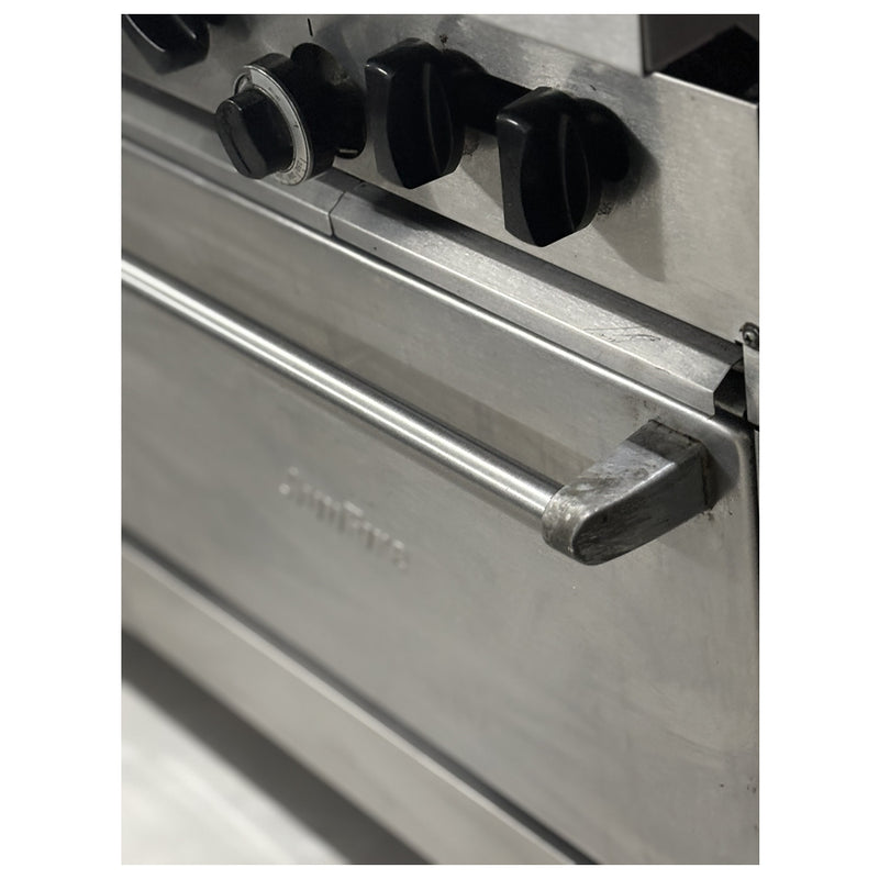 SunFire X Series 60" Natural Gas Range w/ 2 Ovens & 10 Open Burners Used FOR02317