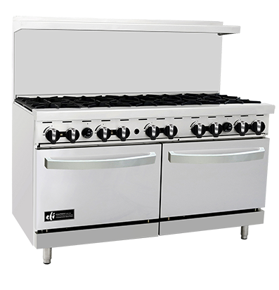 EFI 60″ Propane Range With 10 Open Burner RCTRS-10B-P