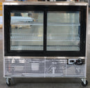 72'' CHEF Stainless Steel Curved Display Cooler 14.1 Cu.Ft - STD-7132-S