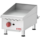 Omcan Countertop Stainless Steel Gas Griddles With Manual Control & 1 Burner Used FOR01826