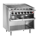 Bakers Pride Natural Gas 60" Floor Model Glo Stone Charbroiler F-60RS