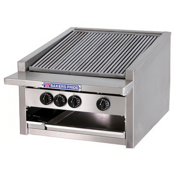 Bakers Pride 48" Liquid Propane  Low Profile Glo Stone Charbroiler L-48RS-C
