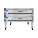 Bakers Pride 74" Stainless Steel Double Deck Electric Pizza Oven EP-2-8-5736