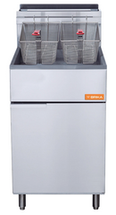 BRIKA 21" Natural Gas 70 lb. Fryer BFR-70