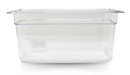 Omcan GN 1/3 Third-size Polycarbonate Clear Food Pan, 6″ Deep 80059
