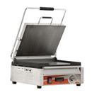 Omcan - 12" x 15" Single Panini Grill w/ Smooth Plates & Timer - 42911