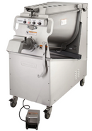 Hobart 26.8" Meat Mixer/Grinder with Air-Drive Foot Switch Operation 150LBS Capacity, Used FOR02480