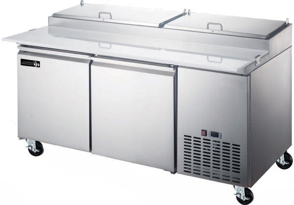 67'' EFI Refrigerated Pizza Prep Table Double Door CPDR2-67CC