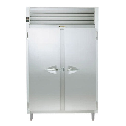 Solid Door Reach in Freezer with Left / Right Hinged Doors Used FOR01465