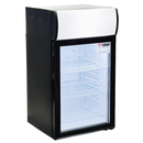 CHEF 16'' Countertop Glass Door Mini Beverage Display Cooler 40L Capacity, SC40B