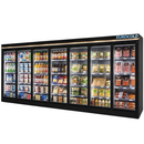 EuroCold Supermarket Cooler & Freezer, Remote or Self Contain - From 3 Door To 10 Door Options