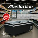 Alaska-Line 98'' Island Chest Freezer Commercial Super Size 37 Cu.Ft. Capacity HIT-601